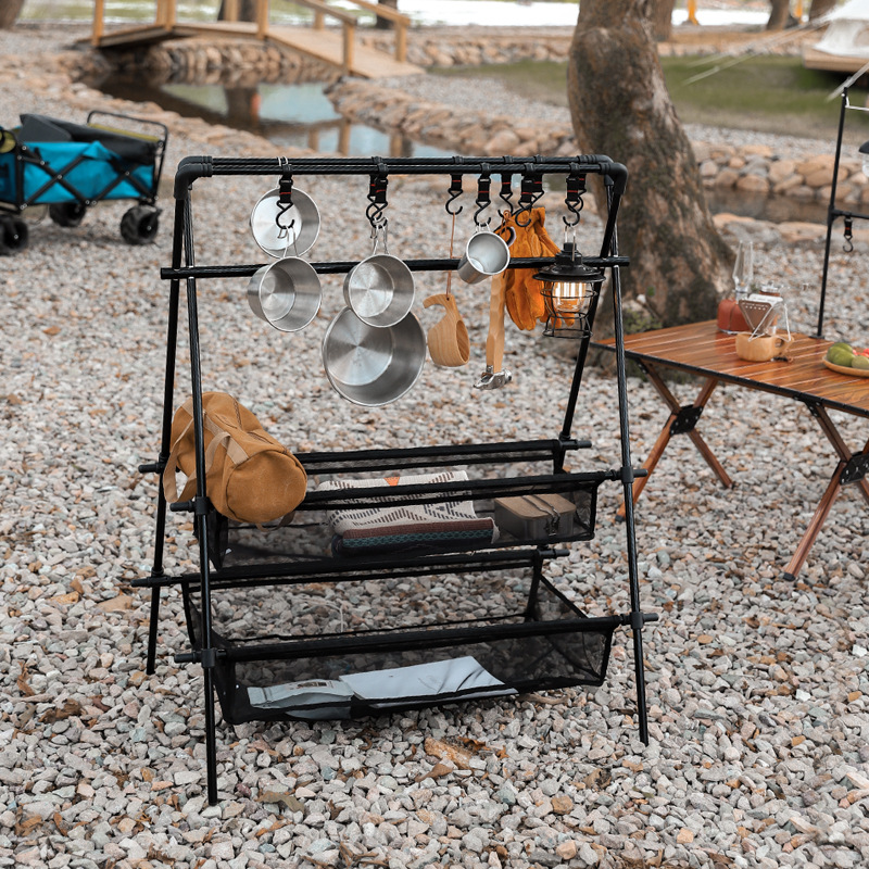 Outdoor Furniture Xl - Kampeerrek Multifunctionele Hanger Opvouwbare Camping Driehoek