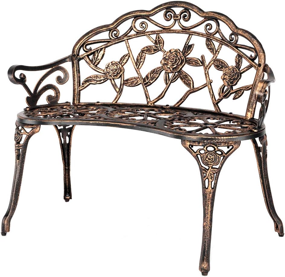 Outdoor Furniture One Piece - Metalen tuinbank voor buiten, tuinstoel met