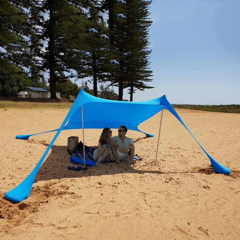 Sun Sail Shade - Outdoor strandtent Zonnescherm UV-bescherming UPF50+ Winddicht