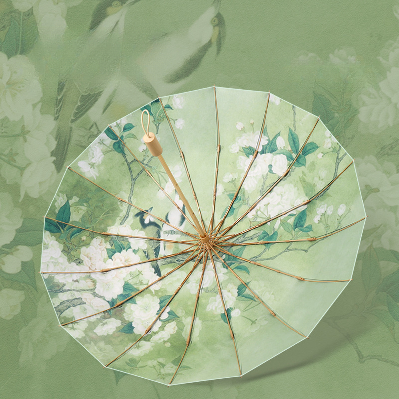 Parasol Umbrella Large - Grote zonnebrandcrème UV-zonparaplu voor dames, opvouwbare