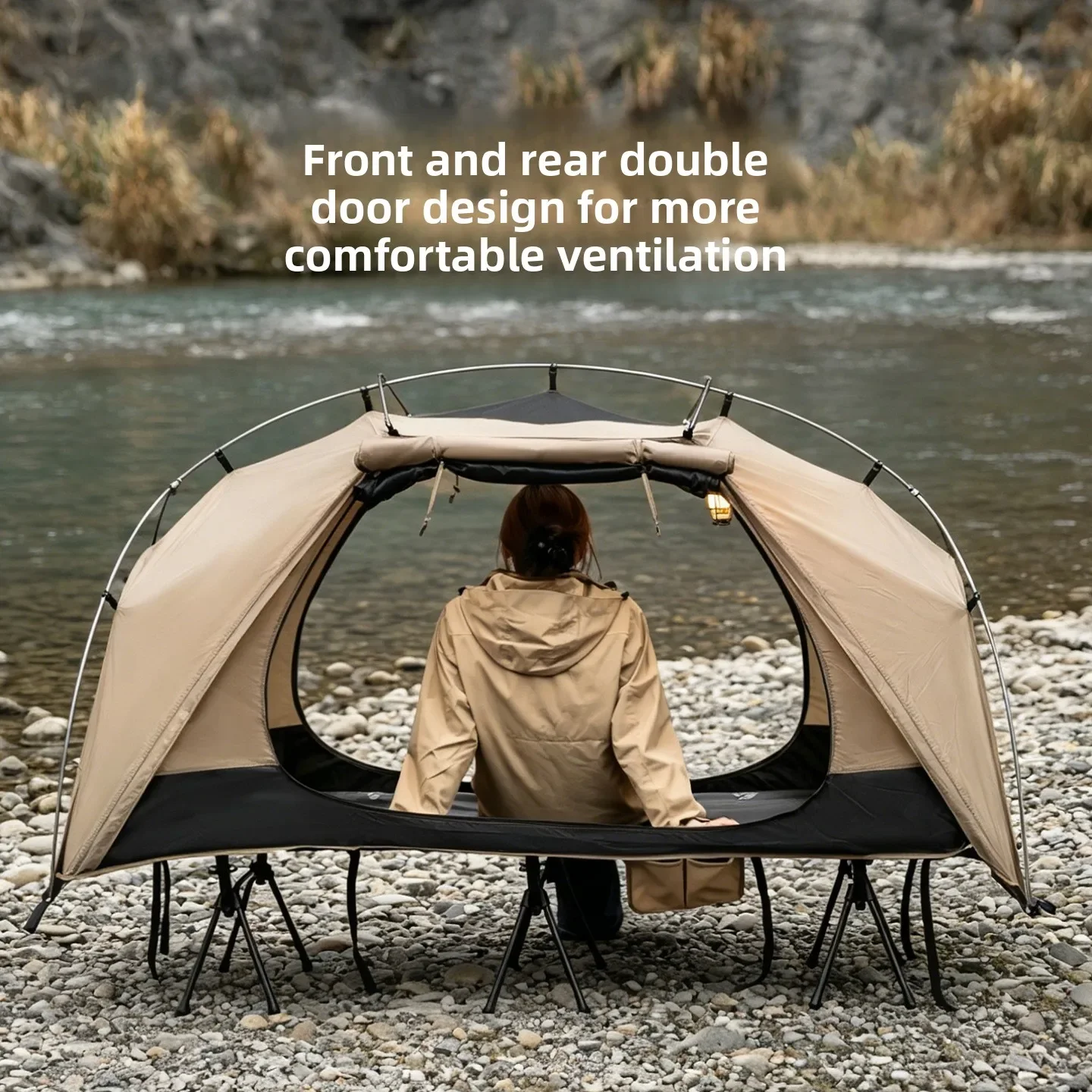 Outdoor Furniture Arhaus - MOUNTAINHIKER Outdoor Camp Bed Tentmeubilair Lichtgewicht