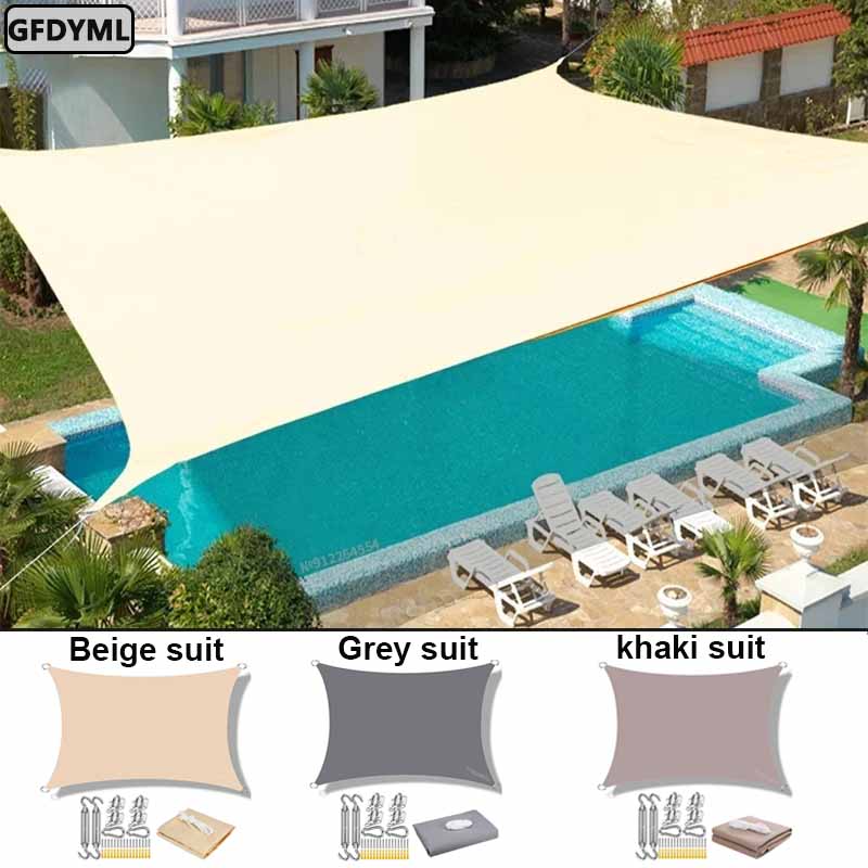 Sun Sail Shade - Waterdichte Zon Onderdak Zonnescherm Bescherming Schaduw