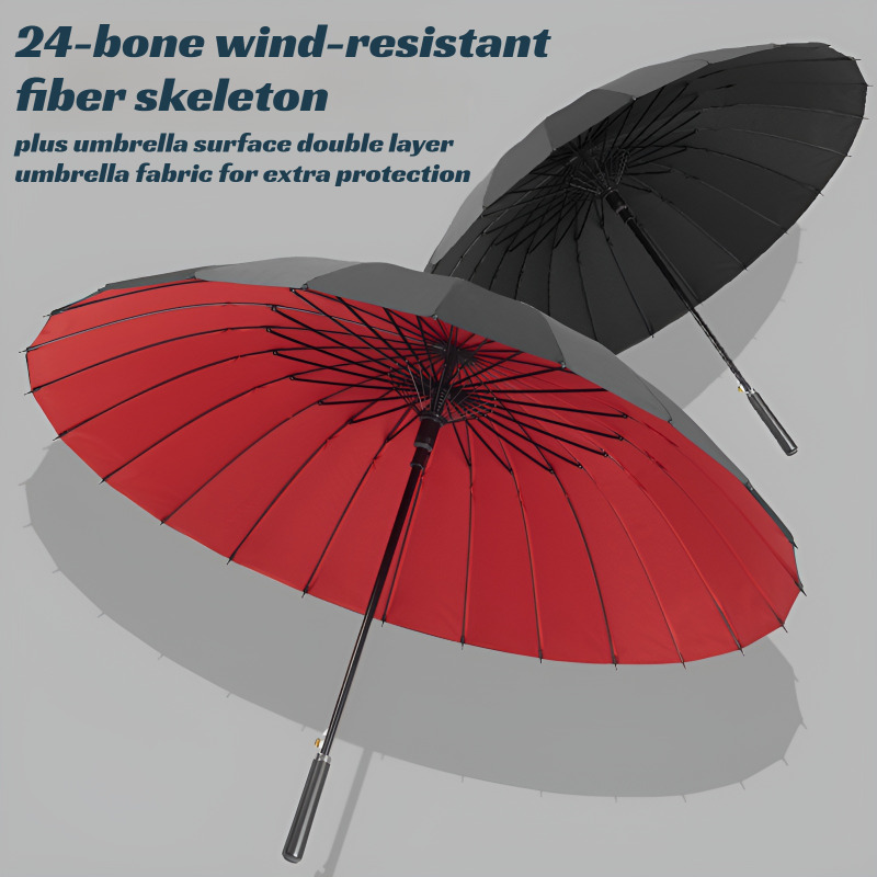 Parasol Umbrella Large - Extra grote 24-delige dubbelwandige paraplu voor