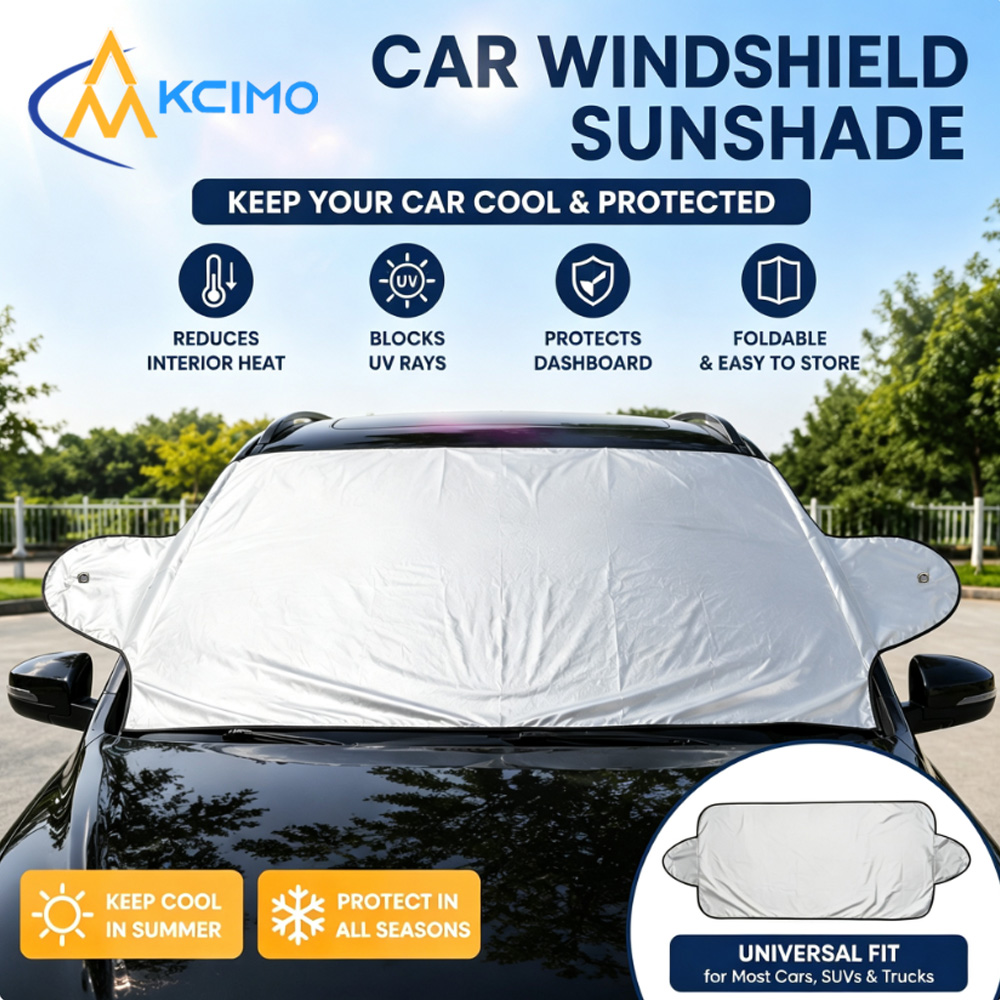 Sun Sail Shade - Buitenparkeerplaats auto voorruitbeschermer effectieve zonwering warmtebarrière
