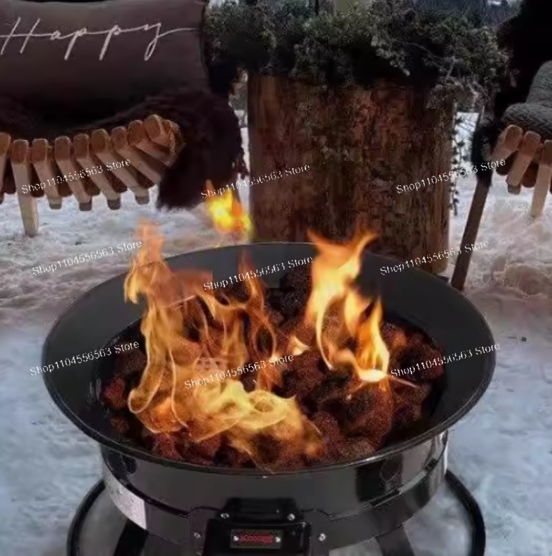 Outdoor Furniture And Fire Pit - Draagbare propaanvuurhaard 58.000 BTU buiten gasvuurschaal