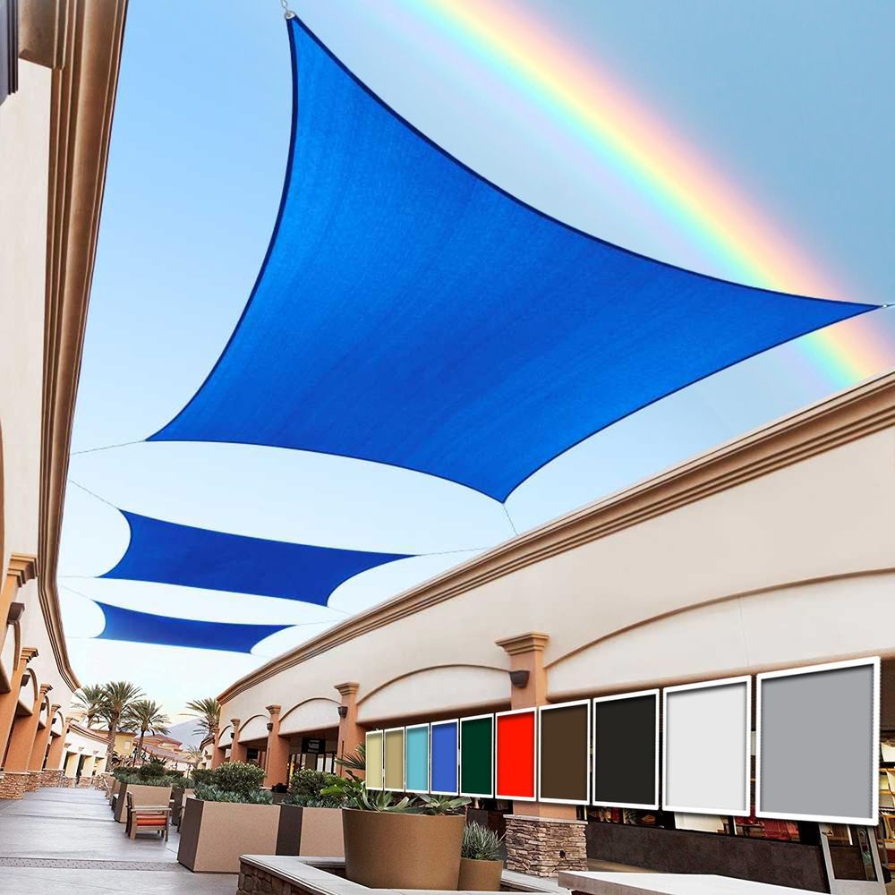 Sun Sail Shade - 12' 24' Blauwe Op Maat Gemaakte