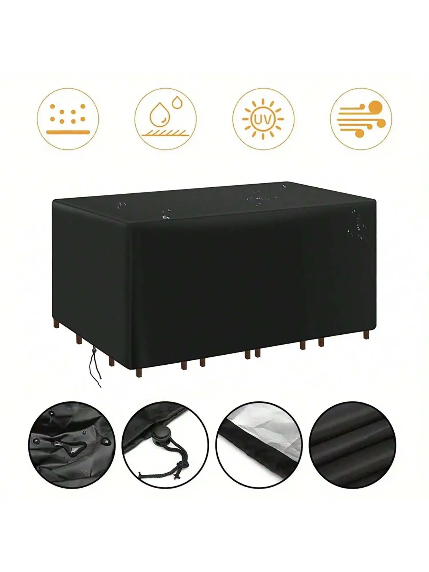 Outdoor Furniture Varnish - Multi-size buitenterras tuinmeubilair waterdichte stofkap voor