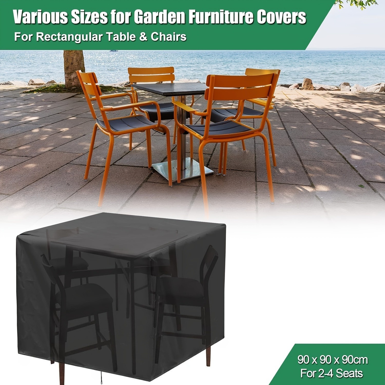 Outdoor Furniture Arhaus - Robuuste 210D buitenmeubelhoes - waterdichte bescherming