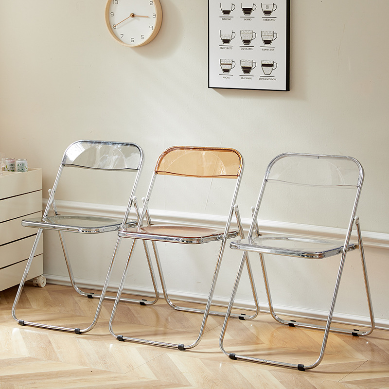 Outdoor Furniture Metal Chairs - kleedstoelen, eenvoudige acryl opklapbare eetstoelen, tuinstoelen