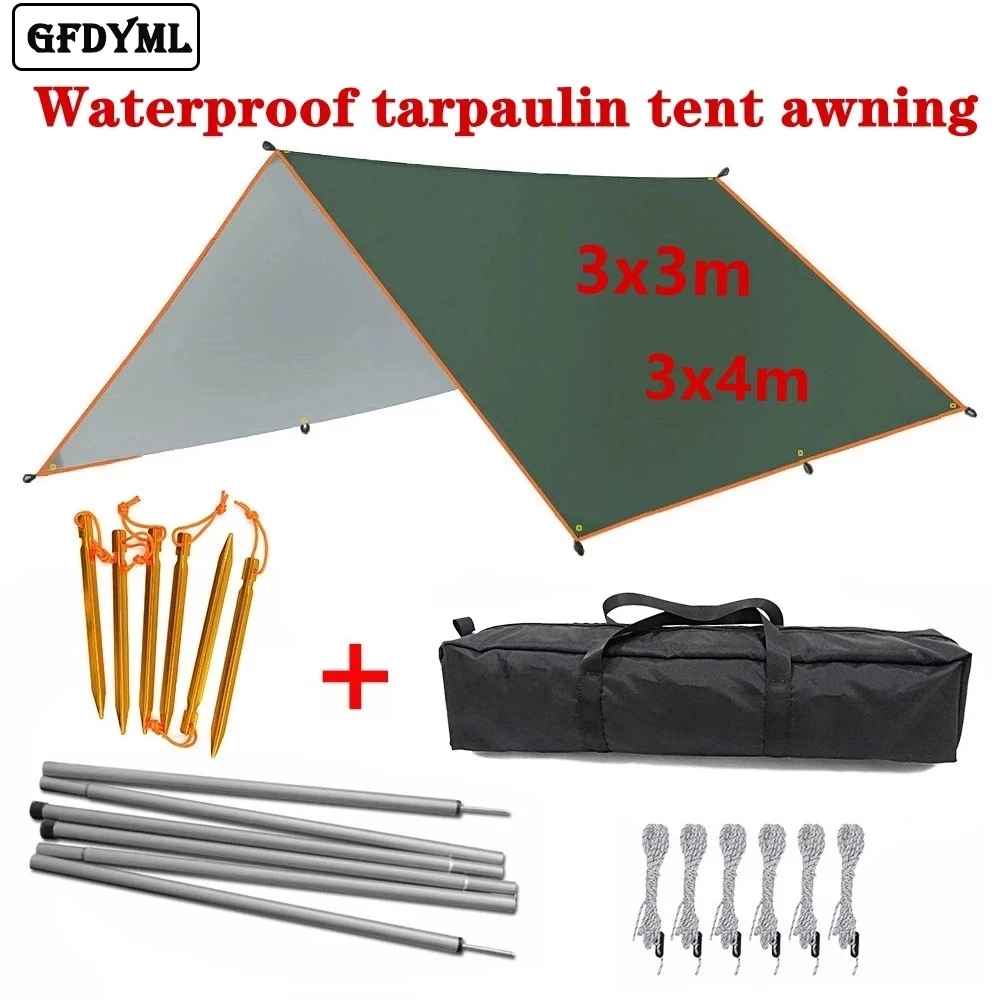 Sun Sail Shade - 4X3M 3X3M Luifel Waterdichte Zeildoek Tent