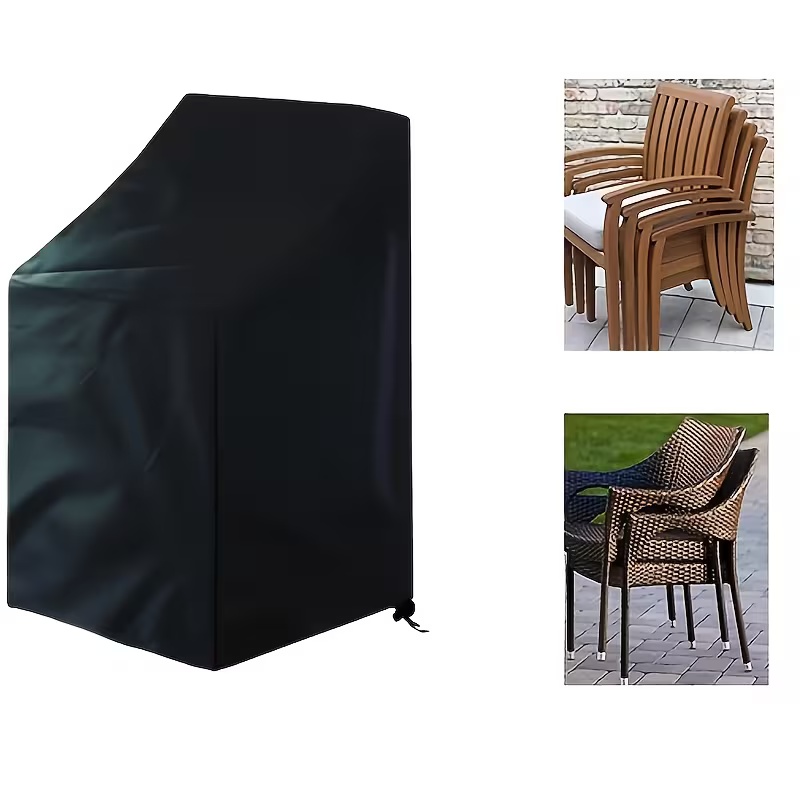 Outdoor Furniture Metal Chairs - 1 stuk stevige, stapelbare buitenstoelhoes, geschikt