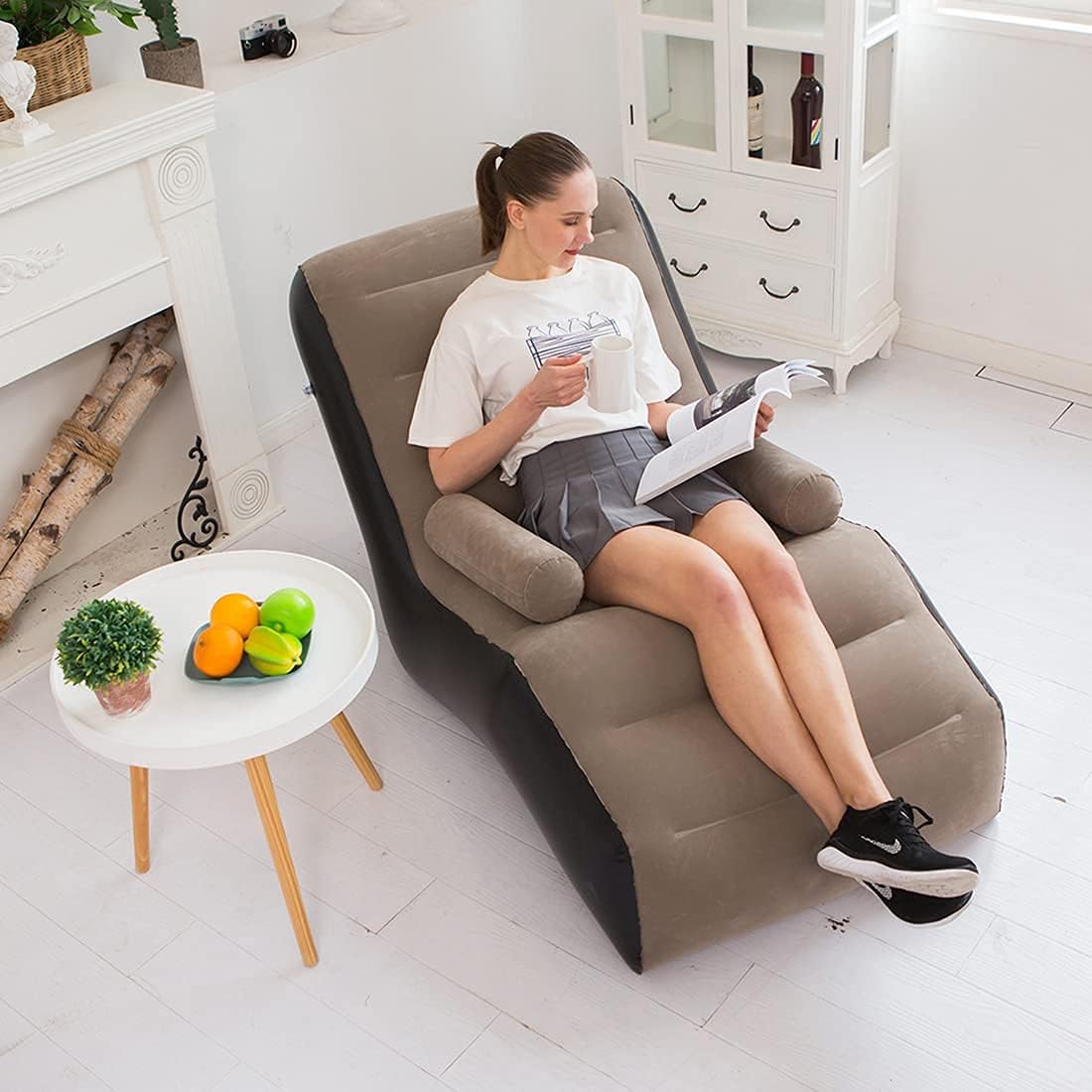 Outdoor Daybed Sofa - Opvouwbare luie bank, opblaasbare loungestoel verdikte