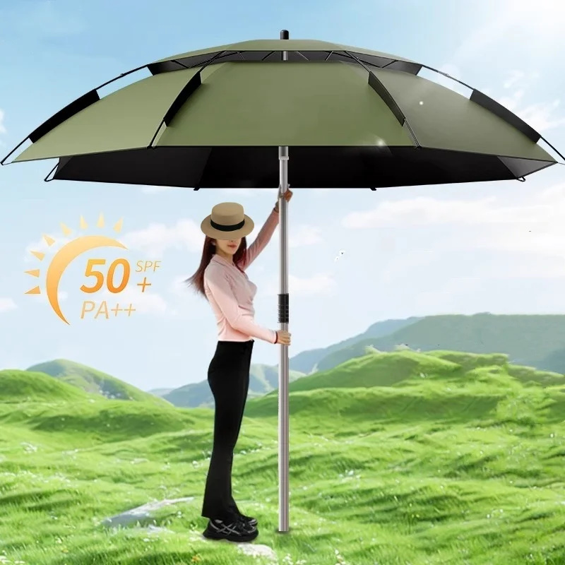 Parasol Umbrella Large - 2.0-2.6M Vissen Parasol 201 Roestvrij Stalen