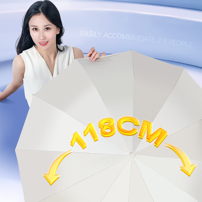 Parasol Umbrella Large - Luxe compacte parasol voor dames, grote