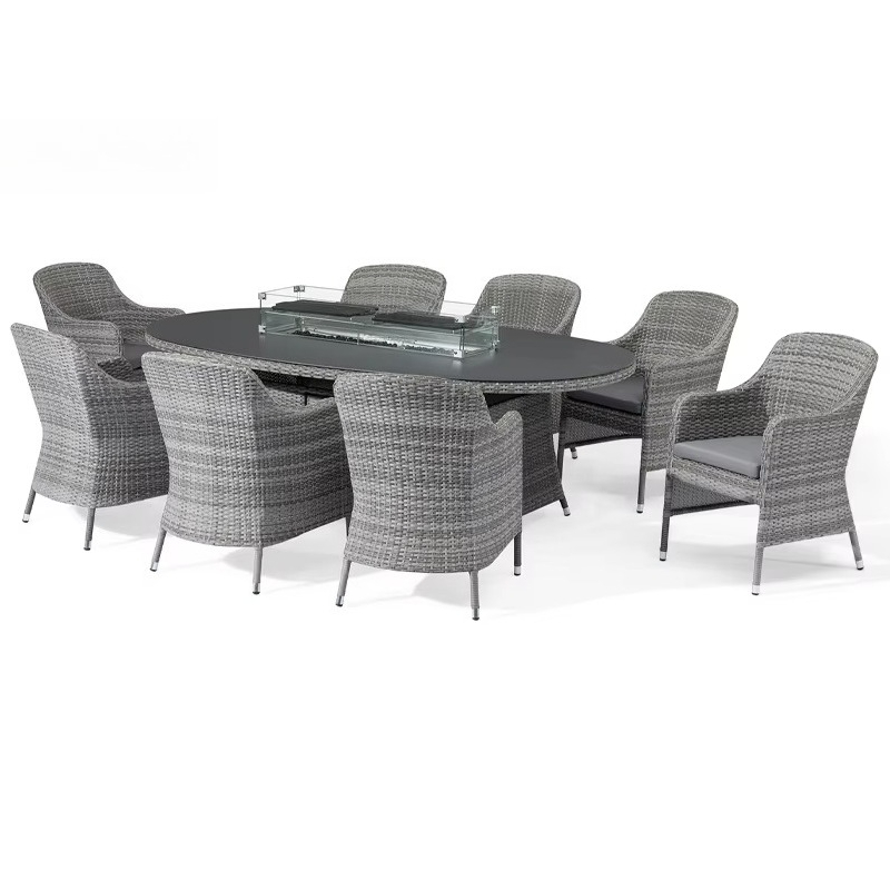 Tuinmeubelen vuurplaats rotan  - Outdoor Furniture And Fire Pit recensie en prijs