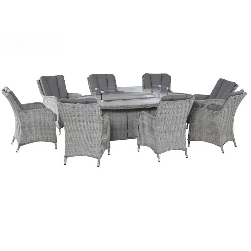 Tuinmeubelen vuurplaats rotan  - Outdoor Furniture And Fire Pit recensie en prijs