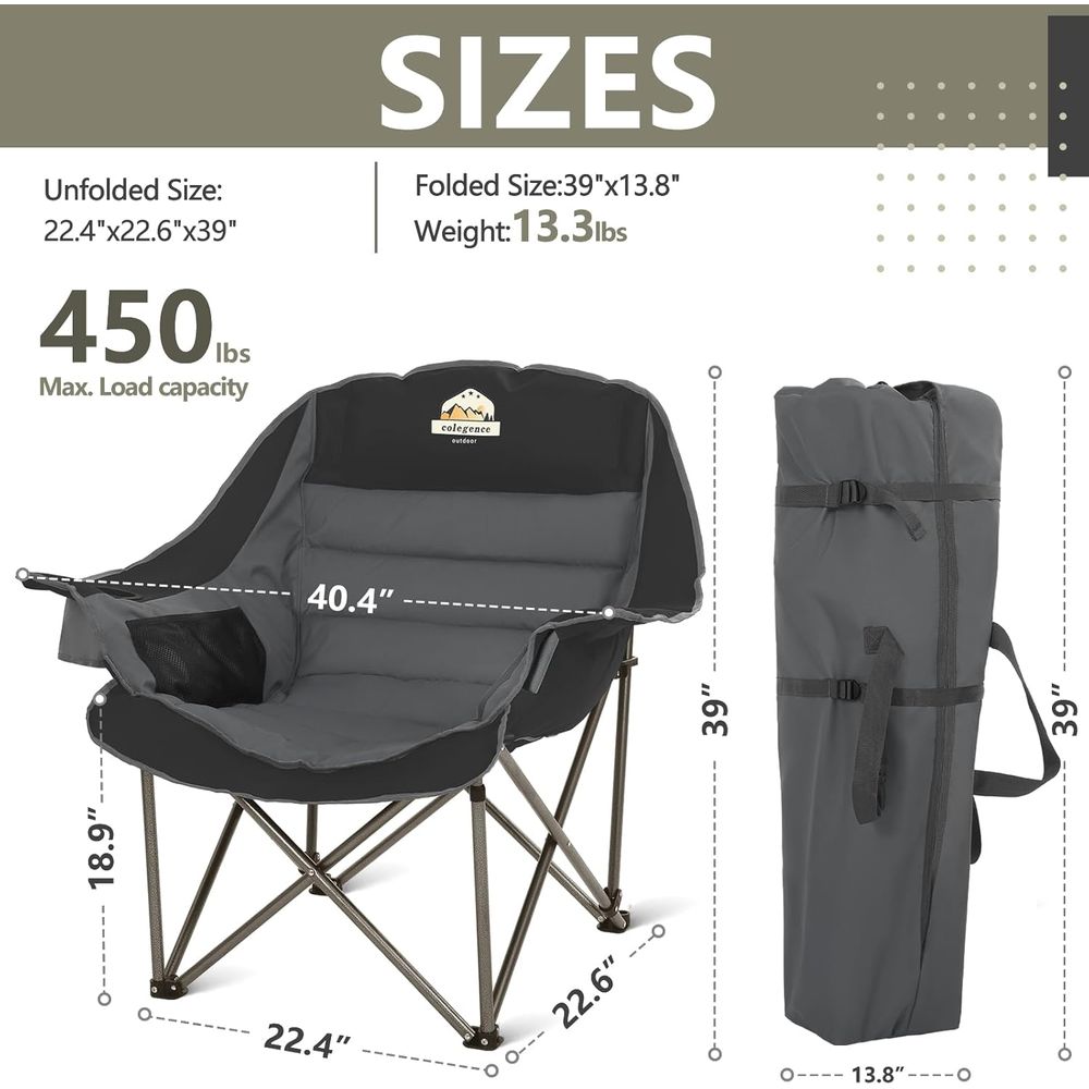 Oversized campingstoelenset va - Outdoor Furniture Xl recensie en prijs