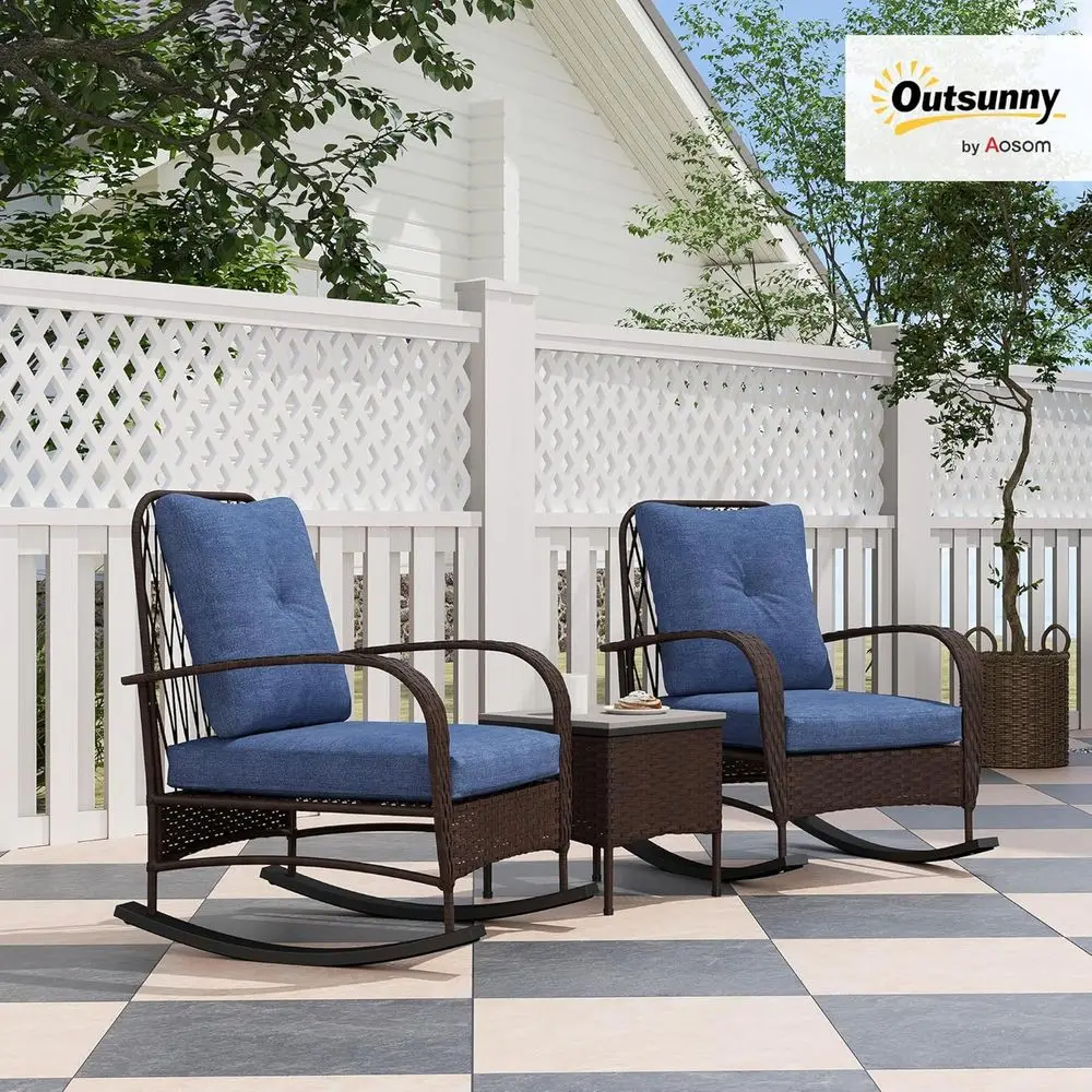 3-delige wicker tuinmeubelset  - Outdoor Furniture Metal Chairs recensie en prijs