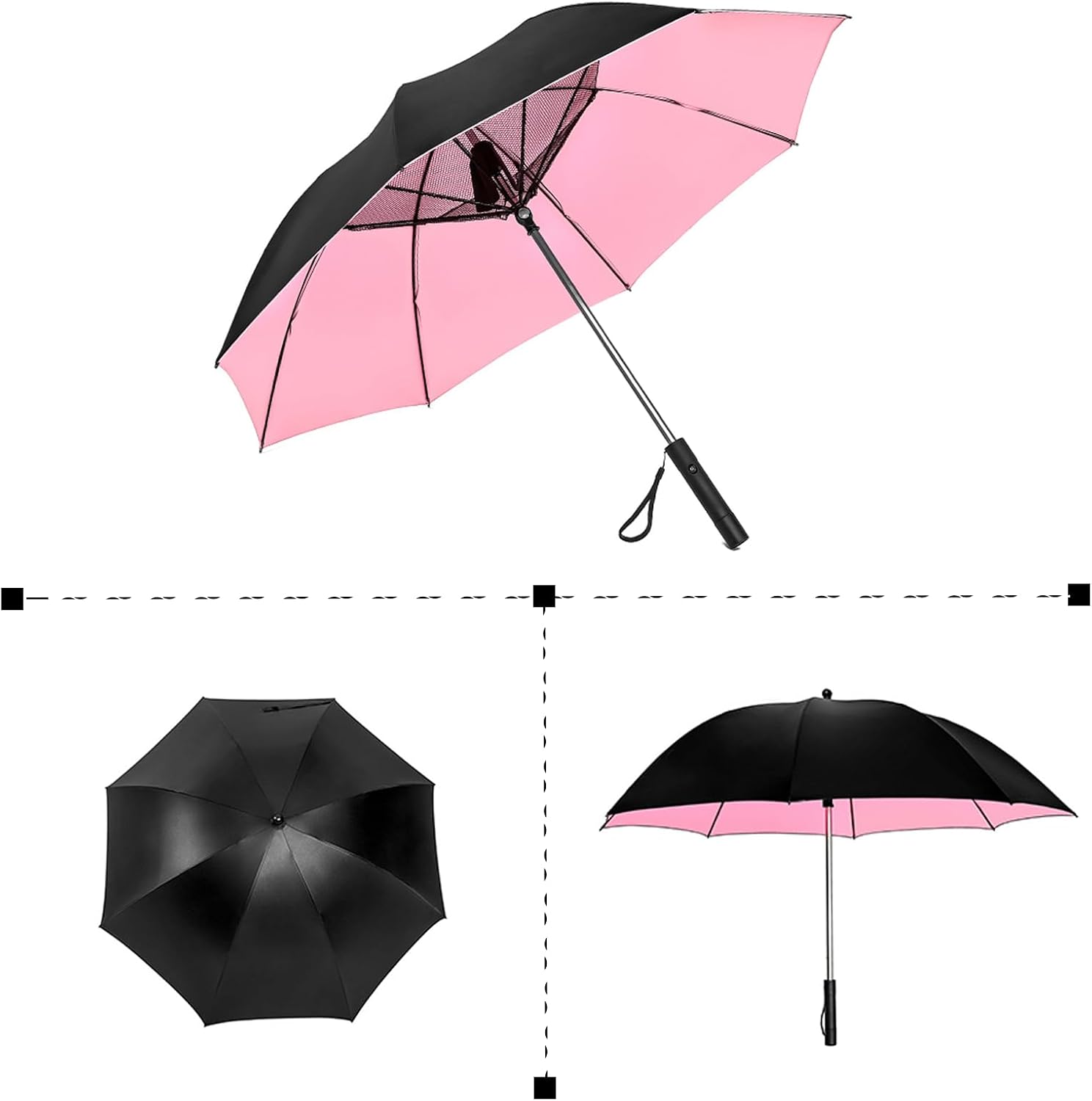 USB Oplaadbare Vernevelende Ko - Parasol Umbrella Large recensie en prijs
