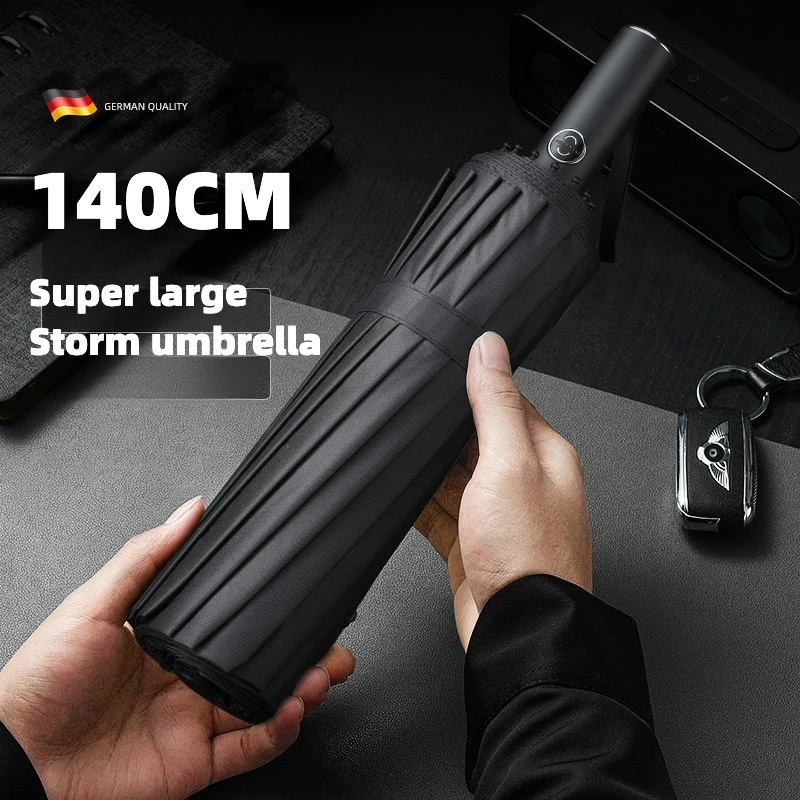 Super Large 140CM Automatic Fo - Parasol Umbrella Large recensie en prijs