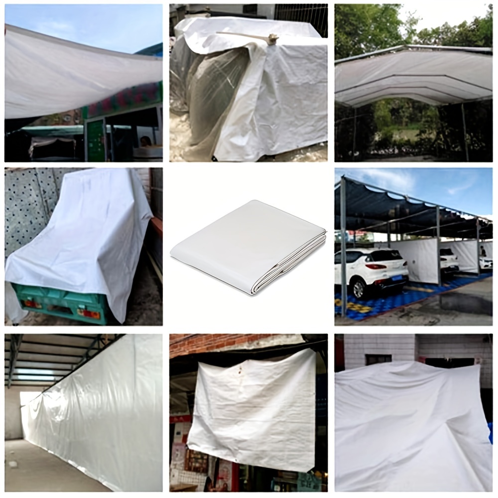 Groot aangepast zeildoek wit 3 - Sun Sail Shade recensie en prijs