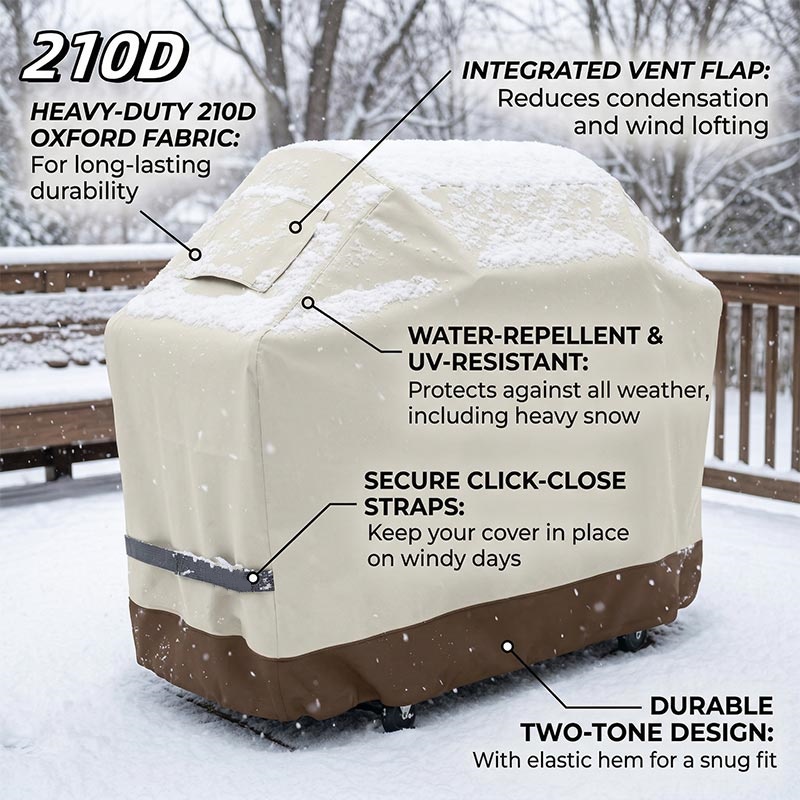210D BBQ Beige Barbecue Grill  - Outdoor Furniture Varnish recensie en prijs