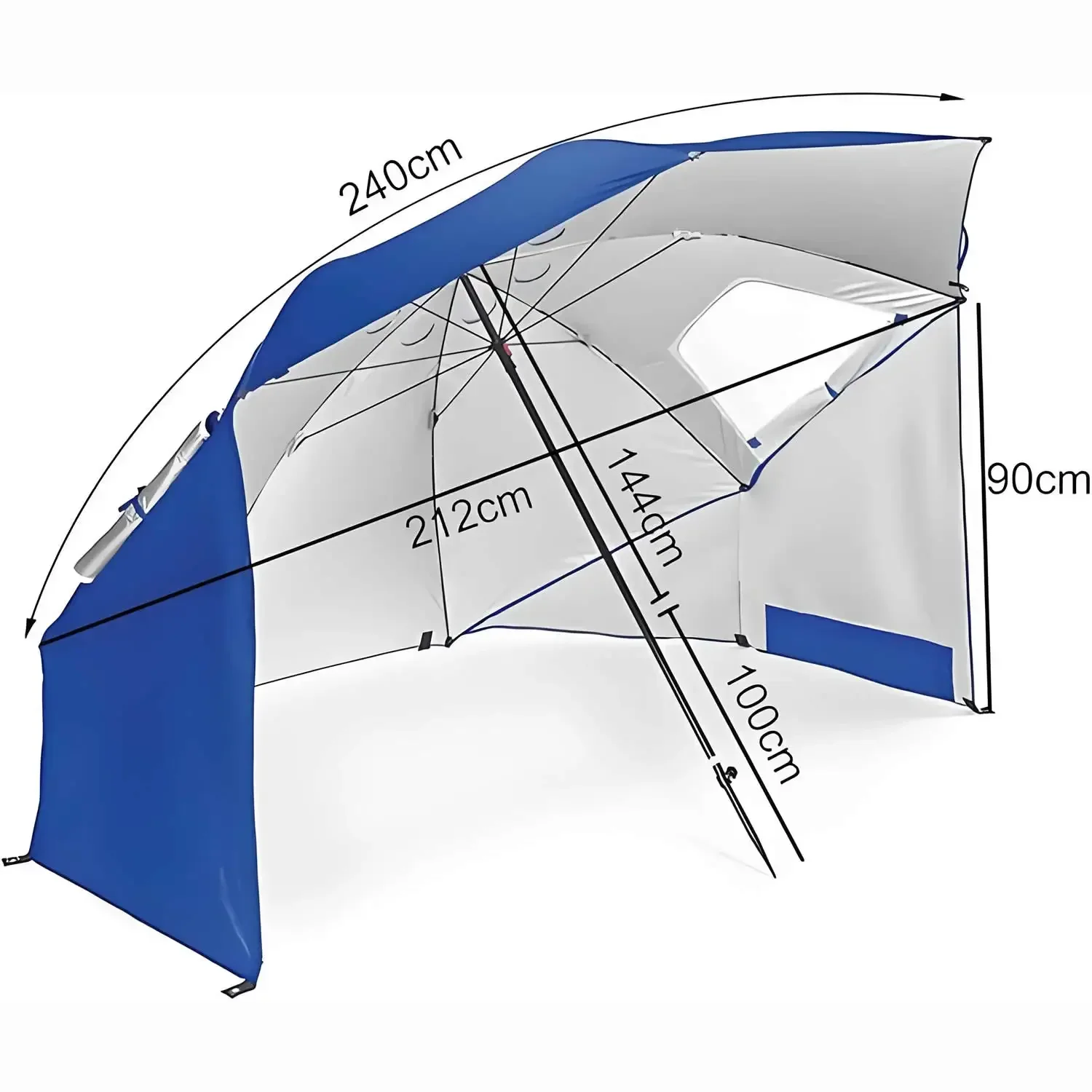 2 meter zonnescherm Sport-para - Outdoor Furniture Xl recensie en prijs