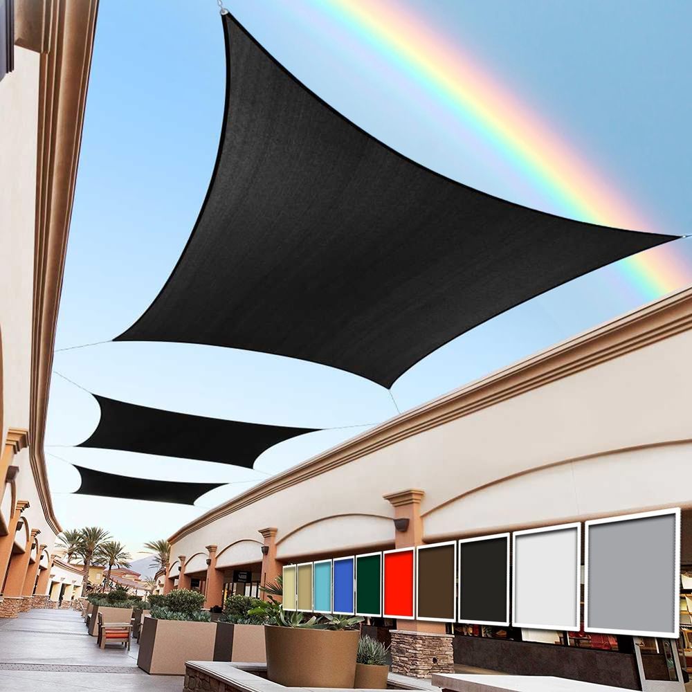 12' x 23' Zwarte RecSquare zon - Sun Sail Shade recensie en prijs