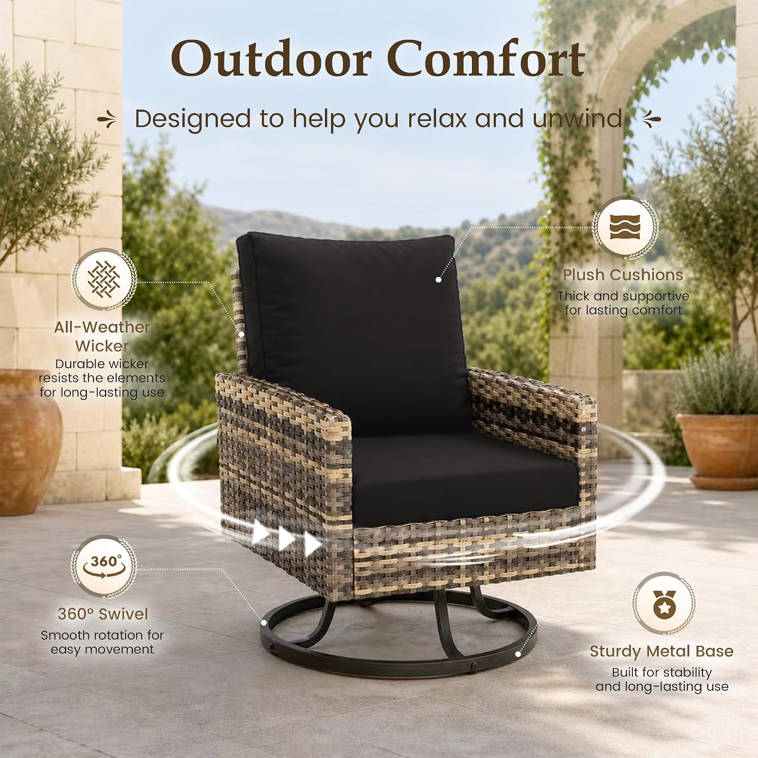 7-delige tuinmeubelset met vuu - Outdoor Furniture Fire Table recensie en prijs