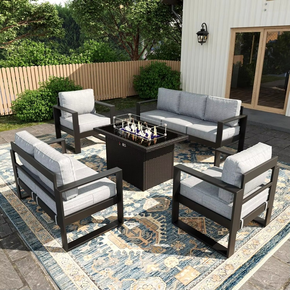 Terrasset, balkonmeubilair, sn - Outdoor Furniture Fire Table recensie en prijs
