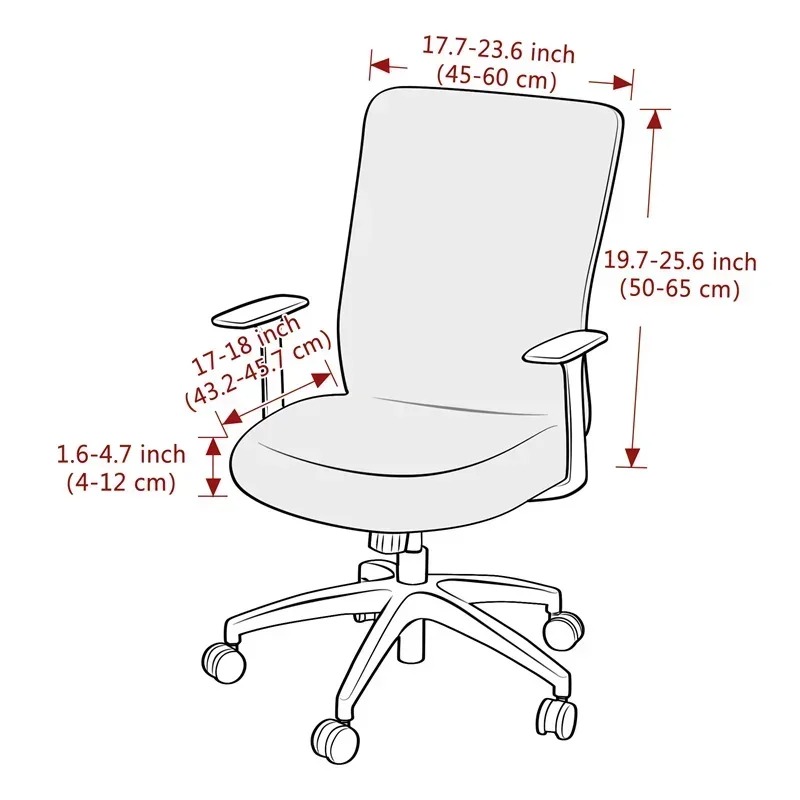 1PC Jacquard Bureaustoelhoes E - Outdoor Furniture Xl recensie en prijs