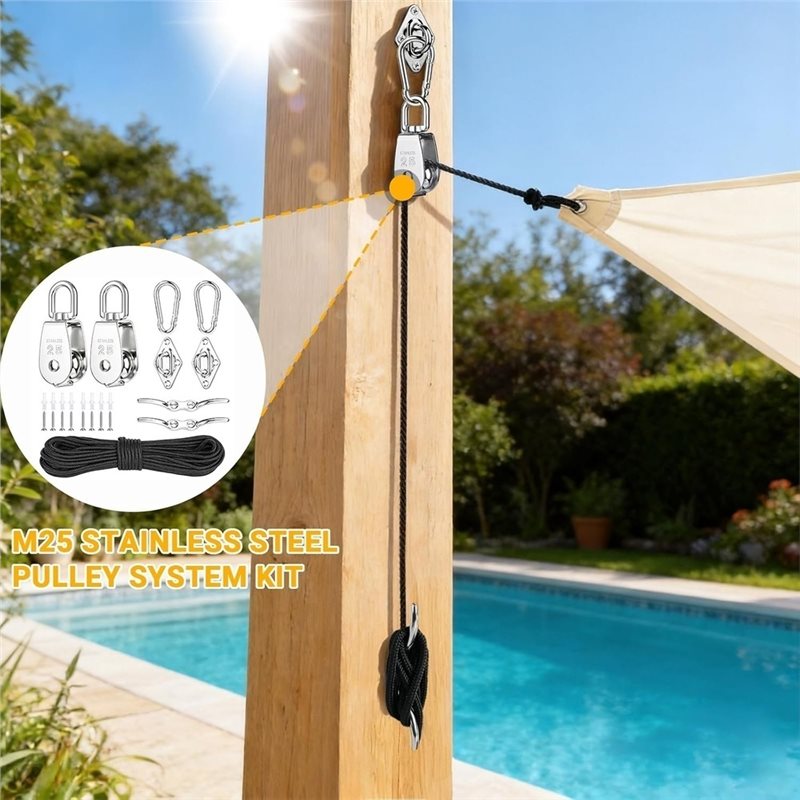L60A Katrolblok Nylon Touw Oog - Sun Sail Shade recensie en prijs