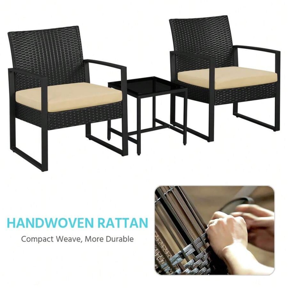 3-delige buitenmeubelset van w - Outdoor Furniture Metal Chairs recensie en prijs