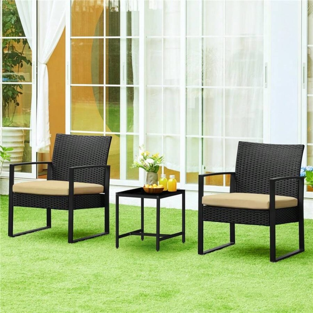 3-delige buitenmeubelset van w - Outdoor Furniture Metal Chairs recensie en prijs