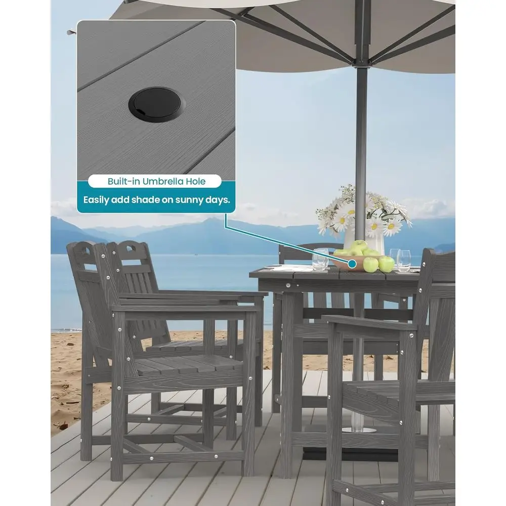 All-Weather HDPE terrasstoelen - Outdoor Furniture Metal Chairs recensie en prijs