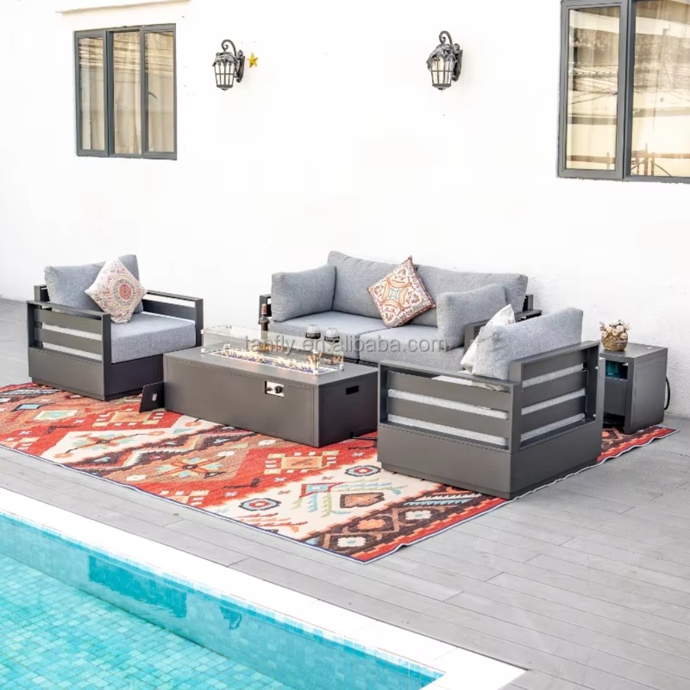 Villa Hotel Buitenmeubelenset  - Outdoor Furniture And Fire Pit recensie en prijs