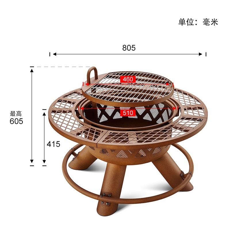 2026 Moderne Buitenhaard van S - Outdoor Furniture And Fire Pit recensie en prijs