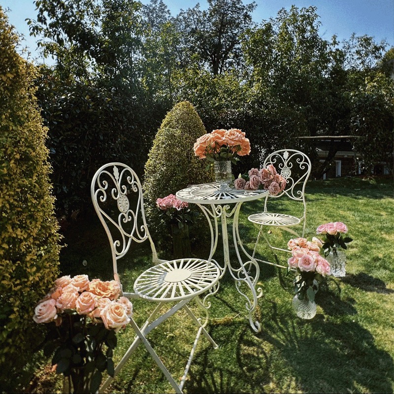 Franse vintage ijzeren tafel e - Outdoor Furniture Metal Chairs recensie en prijs
