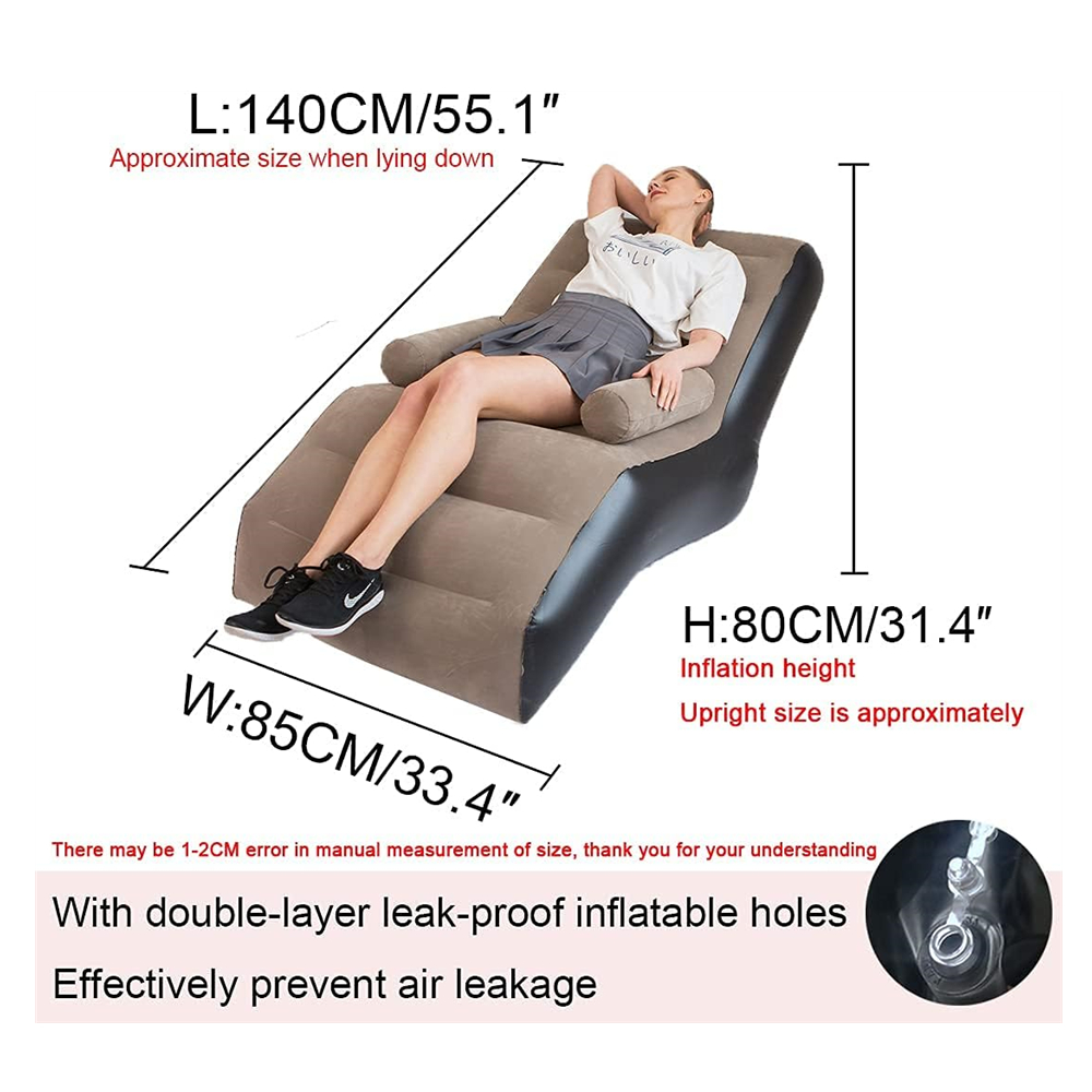 Opvouwbare luie bank, opblaasb - Outdoor Daybed Sofa recensie en prijs