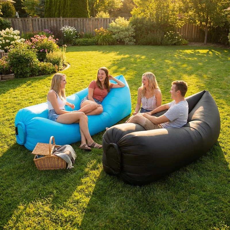 Draagbare opblaasbare bankligs - Outdoor Furniture Arhaus recensie en prijs