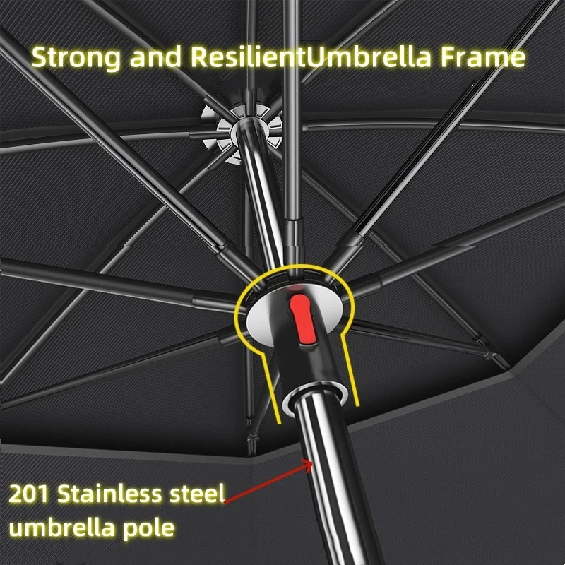 2.0-2.6M Vissen Parasol 201 Ro - Parasol Umbrella Large recensie en prijs