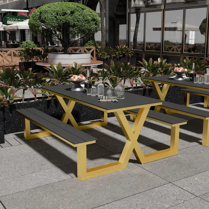 Buitenbank en -tafel combinati - Outdoor Furniture One Piece recensie en prijs