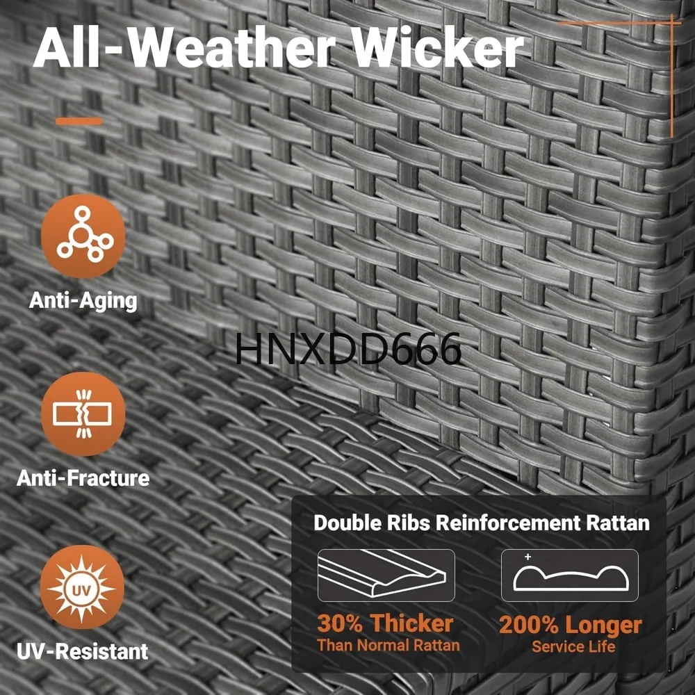 8-delige tuinmeubelset voor bu - Outdoor Furniture And Fire Pit recensie en prijs