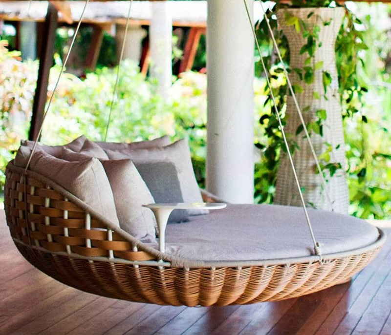 Buiten hangbed rond van wicker - Outdoor Daybed Sofa recensie en prijs