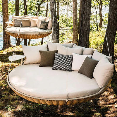 Buiten hangbed rond van wicker - Outdoor Daybed Sofa recensie en prijs